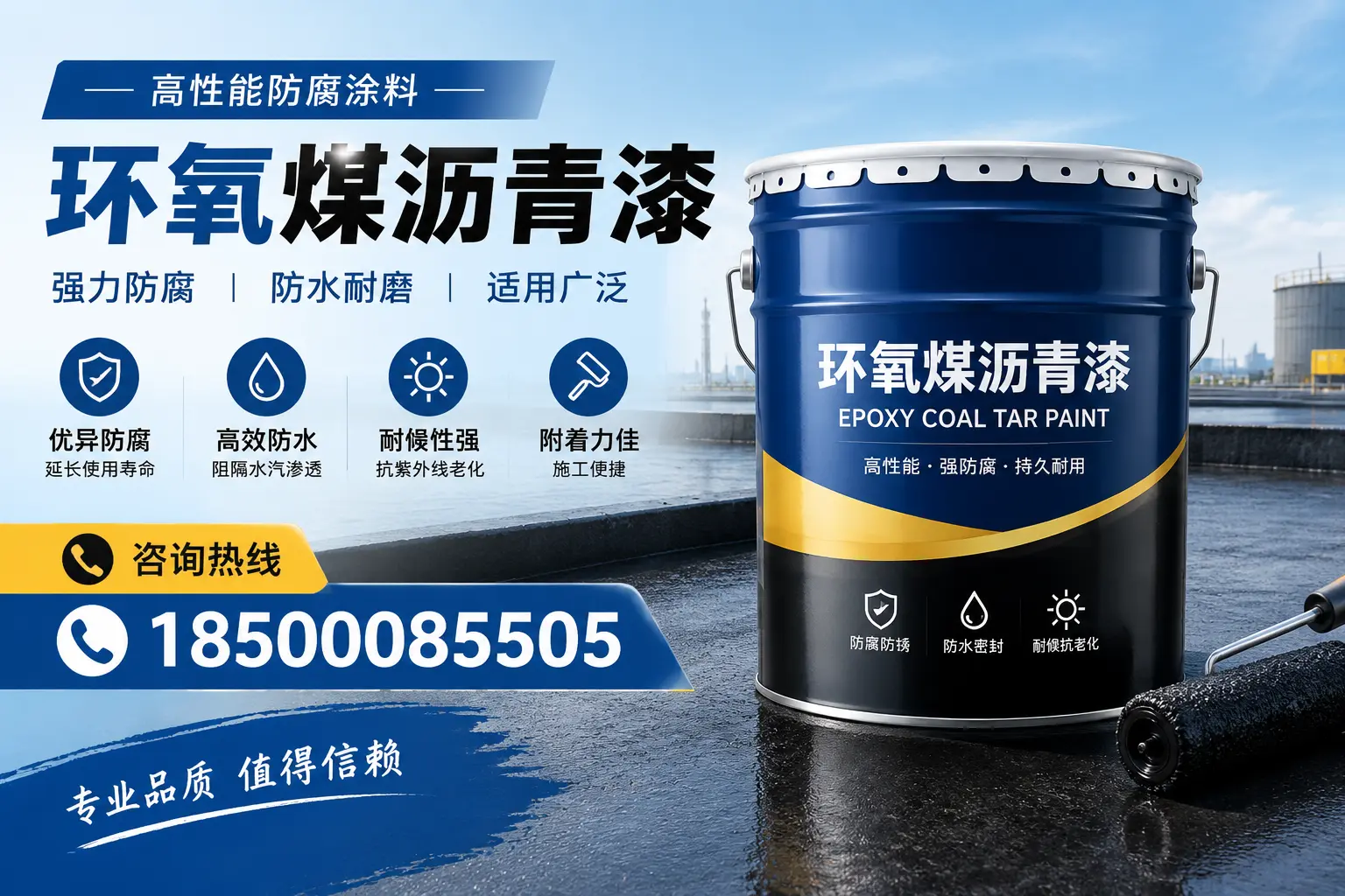 环氧煤沥青漆的主要成分与功能，凉山用户深度了解